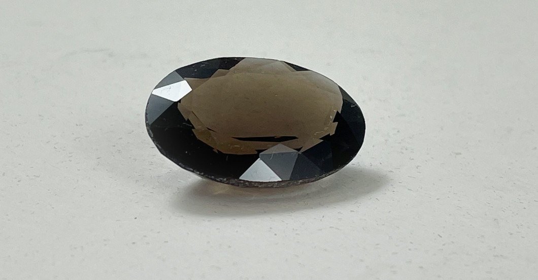 Rauchquarz oval   Rauchquarz oval