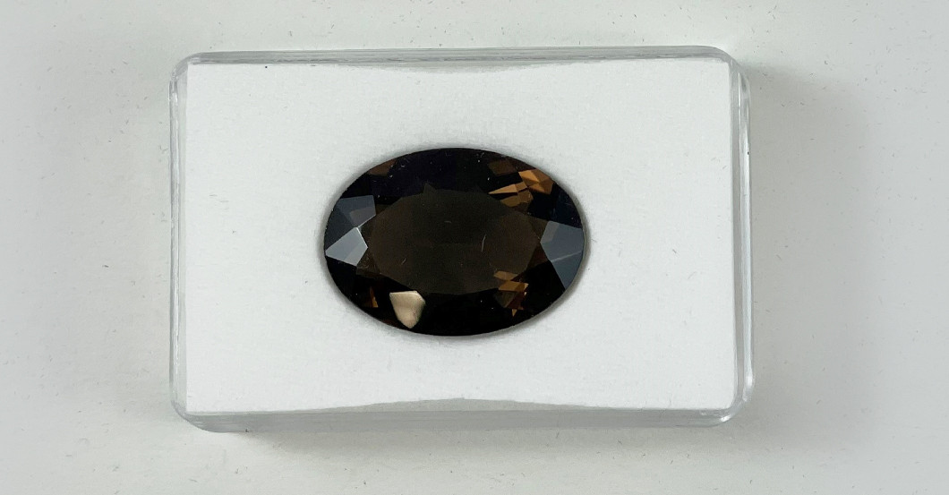 Rauchquarz oval   Rauchquarz oval