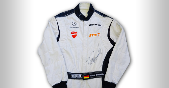 Rennanzug Bernd Schneider   Rennanzug Bernd Schneider