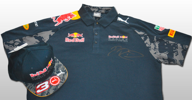 Ricciardo Shirt und Cap   Ricciardo Shirt und Cap