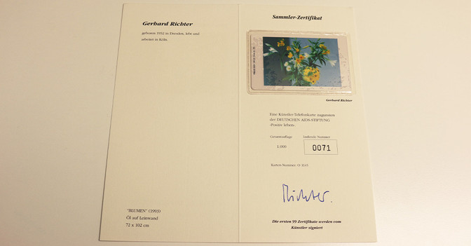  Richters Telefonkarte  