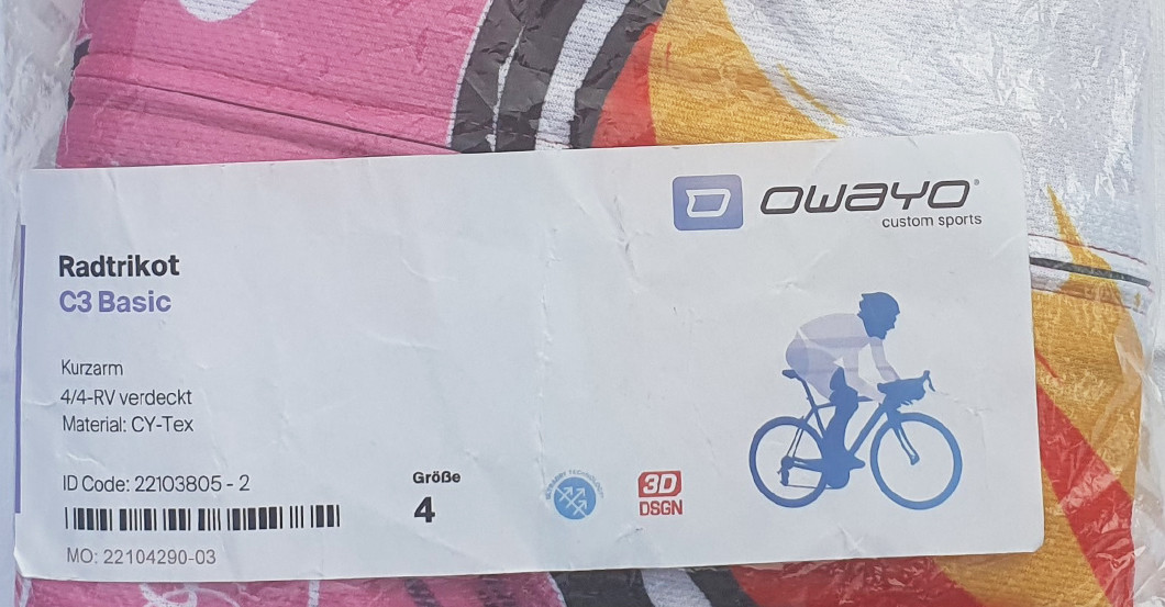 RK Wegmann Radtrikot   RK Wegmann Radtrikot