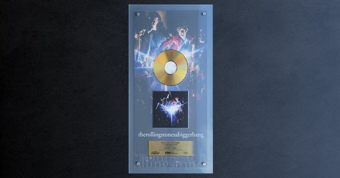  Rolling Stones Gold Award 