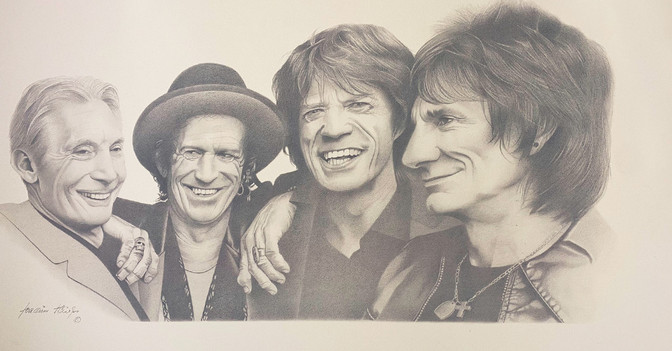 Rolling Stones Kunstdruck   Rolling Stones Kunstdruck