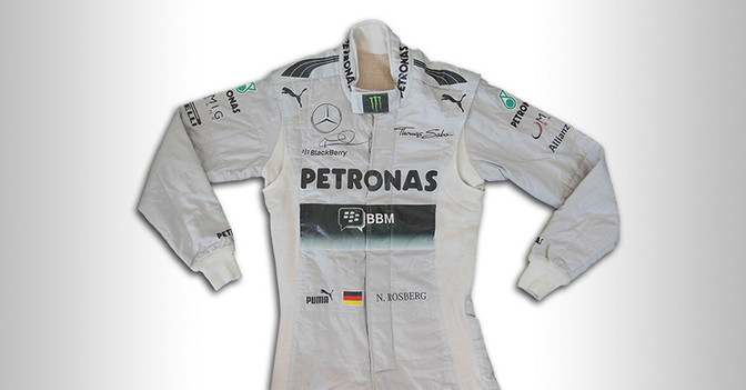  Rosbergs Rennanzug 2013 