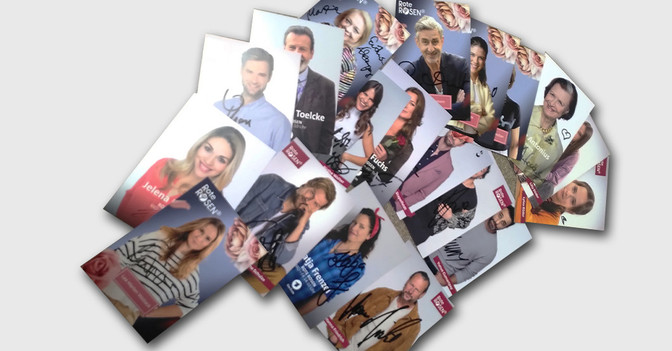  Rote Rosen Autogramm 