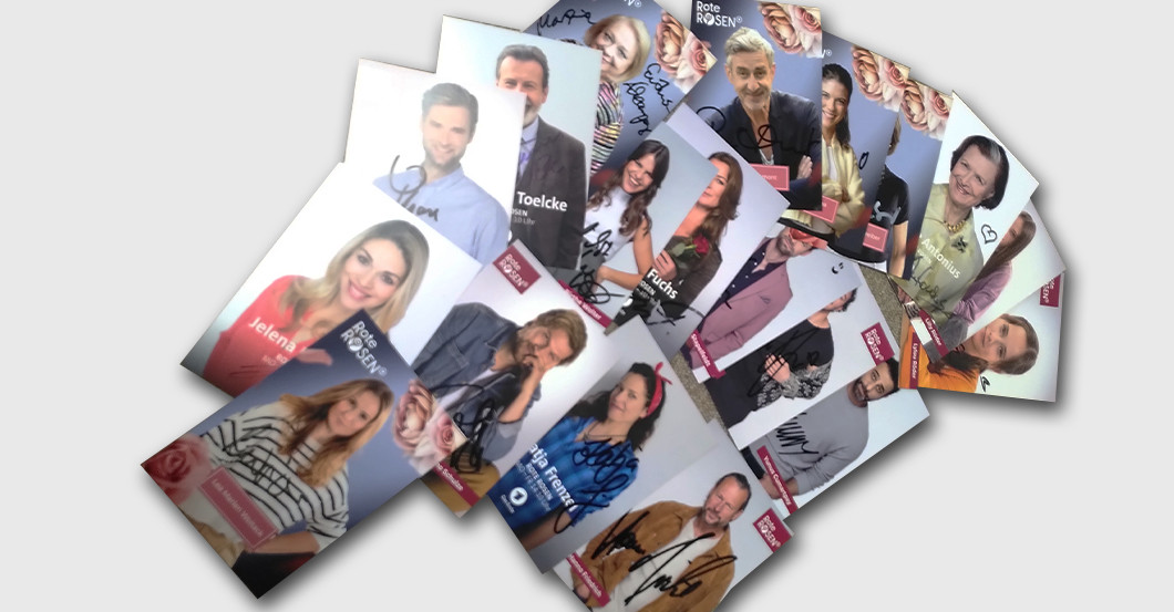  Rote Rosen Autogramm 