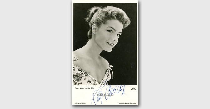 RSM Autogrammkarte Romy   RSM Autogrammkarte Romy