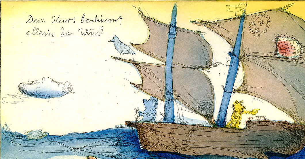  RTL Janosch Radierung  