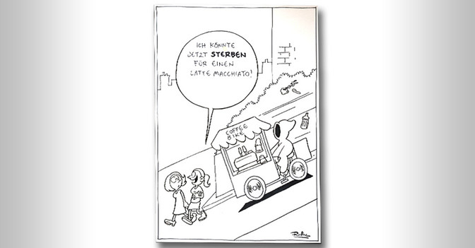 Ruthe Cartoon Kaffee   Ruthe Cartoon Kaffee