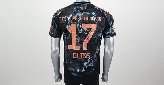 S4K Olise FCB-Trikot   S4K Olise FCB-Trikot