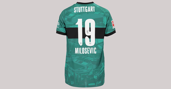 S4K VfB-Trikot Milosevic   S4K VfB-Trikot Milosevic
