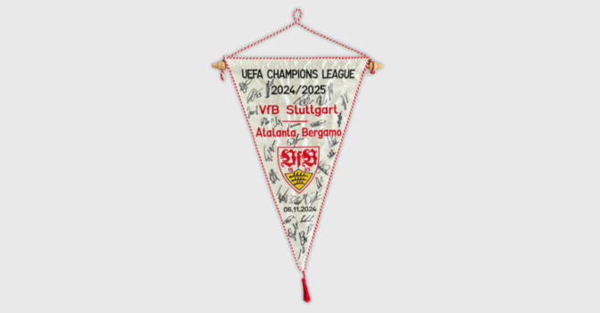  S4K Wimpel VfB-Bergamo 