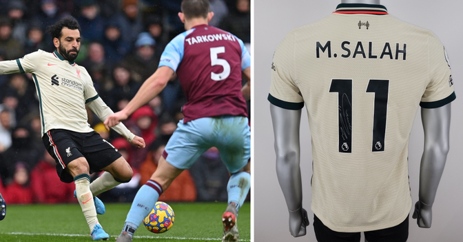  Salah matchworn Trikot  