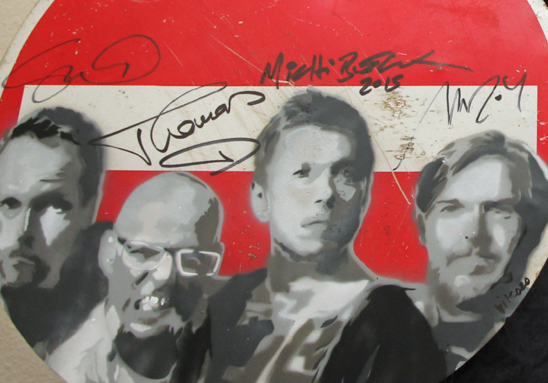  Schild von Fanta Vier 