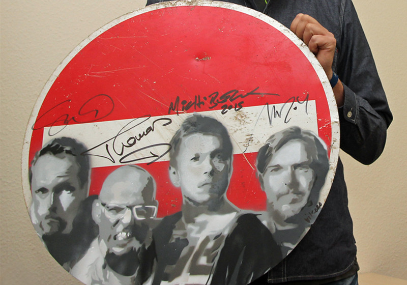  Schild von Fanta Vier 