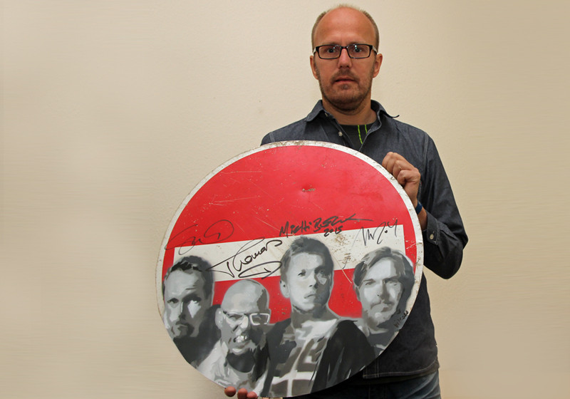  Schild von Fanta Vier 