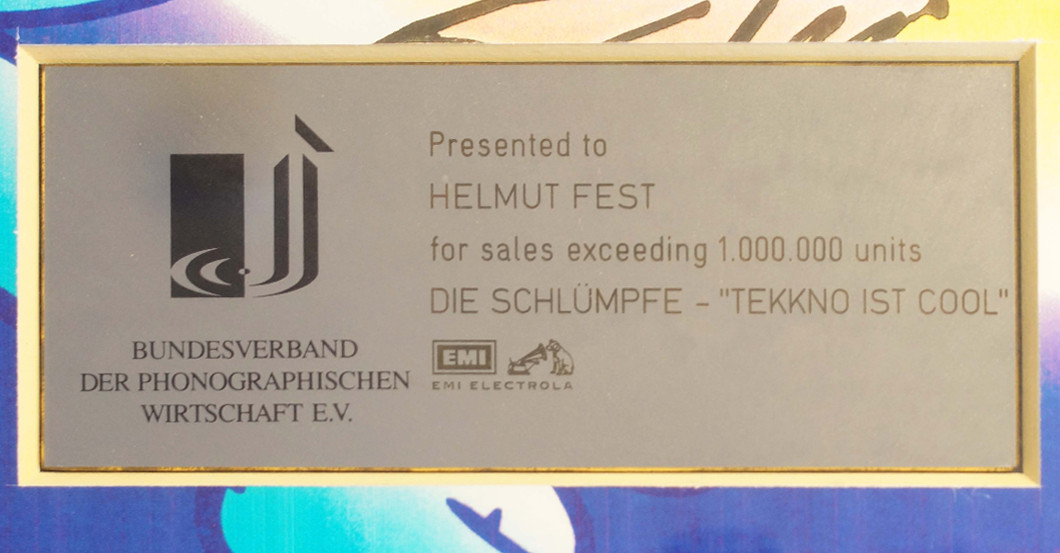 Schlümpfe Platin Award   Schlümpfe Platin Award