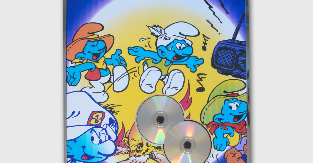 Schlümpfe Platin Award   Schlümpfe Platin Award