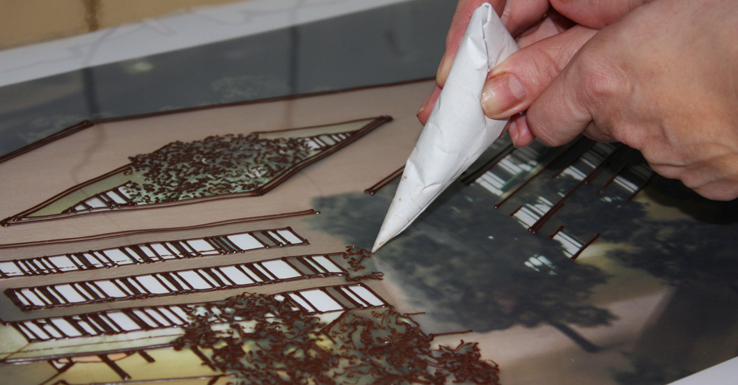 Schokoladen Kunstwerk   Schokoladen Kunstwerk