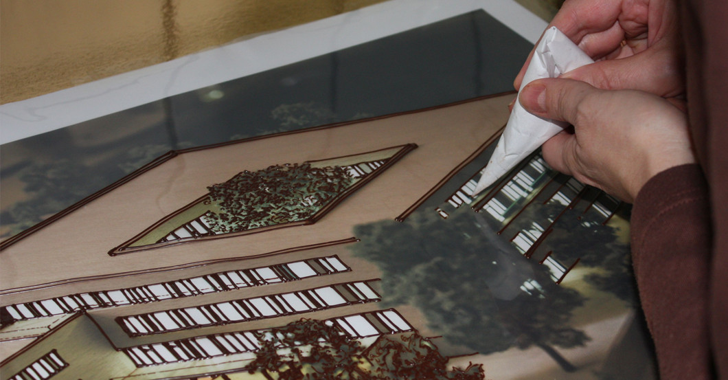 Schokoladen Kunstwerk   Schokoladen Kunstwerk