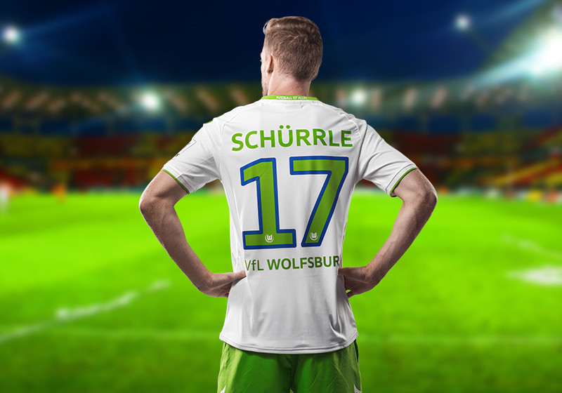  Schürrle Wolfsburg Trikot 