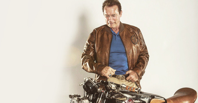 Schwarzenegger Lederjacke   Schwarzenegger Lederjacke