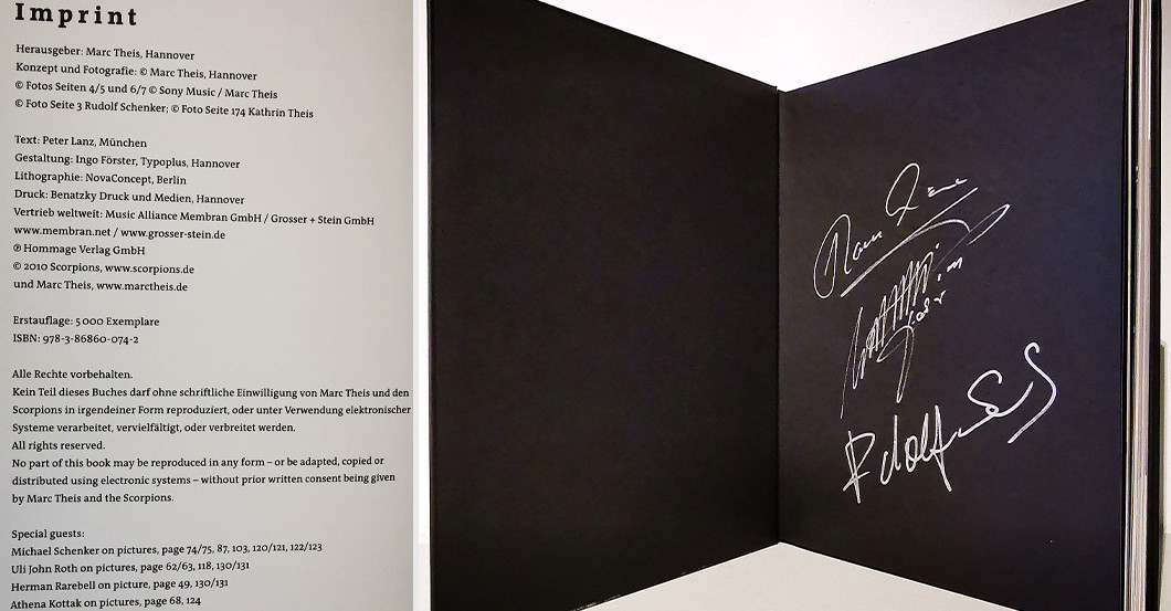  Scorpions Bildband 