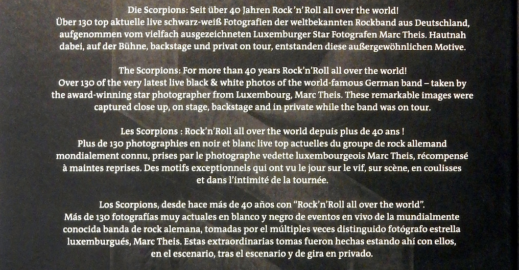 Scorpions Bildband 