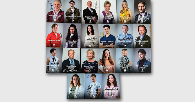 SdL Autogrammkartensatz   SdL Autogrammkartensatz