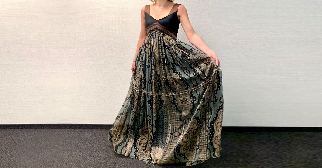  Seidenkleid Ostertag 