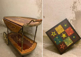  Servierwagen Parcheesi 