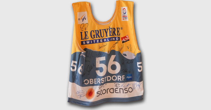 SH Ski Startnummer gelb   SH Ski Startnummer gelb