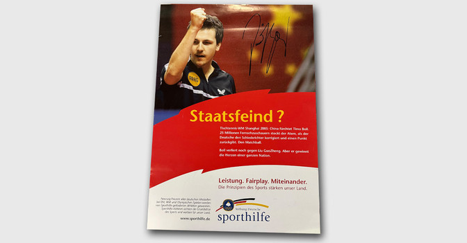  SH Timo Boll Plakat 