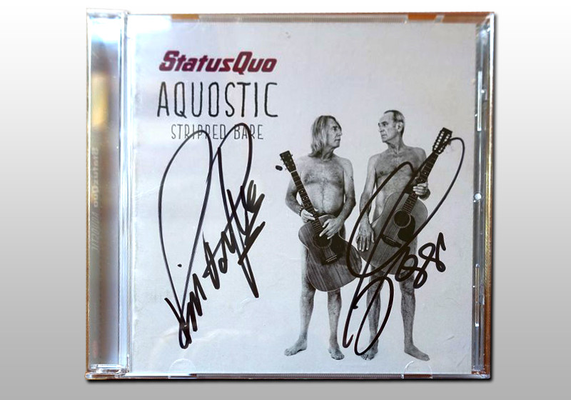 Signierte CD Status Quo 
