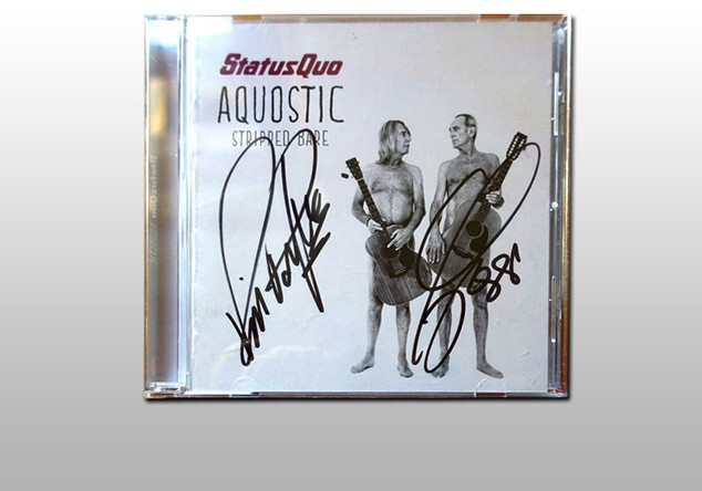  Signierte CD Status Quo 