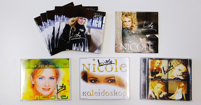 Signierte CDs Nicole   Signierte CDs Nicole
