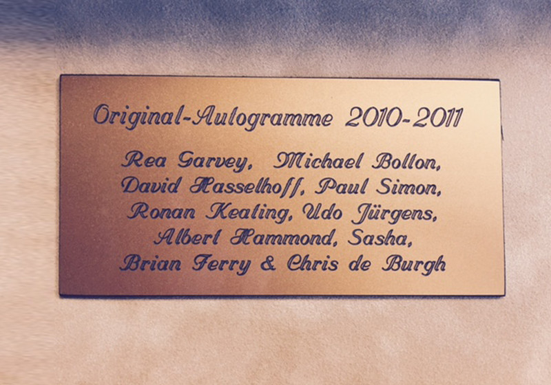  Signierte Gitarre Stars 