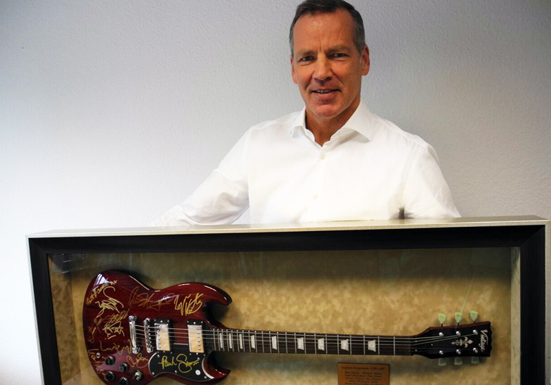  Signierte Gitarre Stars 