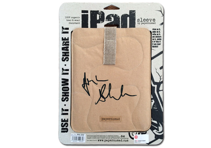 Signierte iPad Hülle   Signierte iPad Hülle