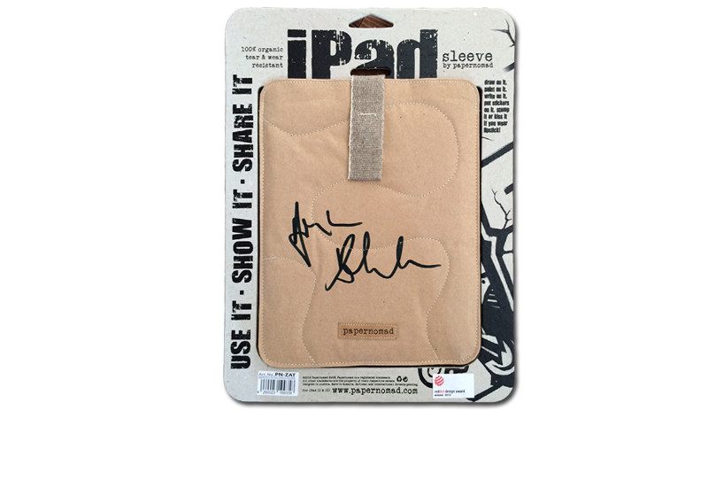  Signierte iPad Hülle 