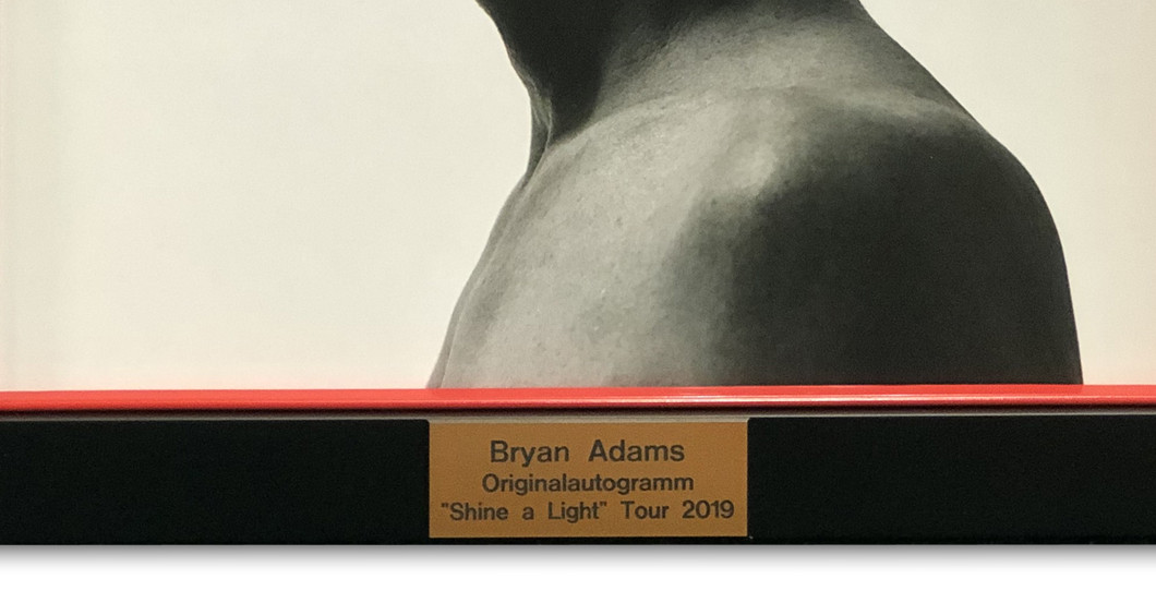 Signierte LP Bryan Adams   Signierte LP Bryan Adams