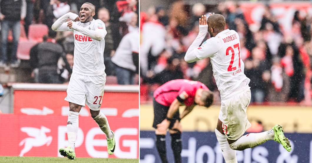 Signierter Ball Modeste   Signierter Ball Modeste