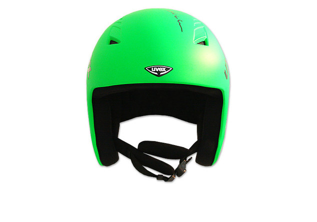 Handsignierter uvex Skihelm von Wintersportstar Ronny Ackermann Handsignierter uvex Skihelm von Wintersportstar Ronny Ackermann