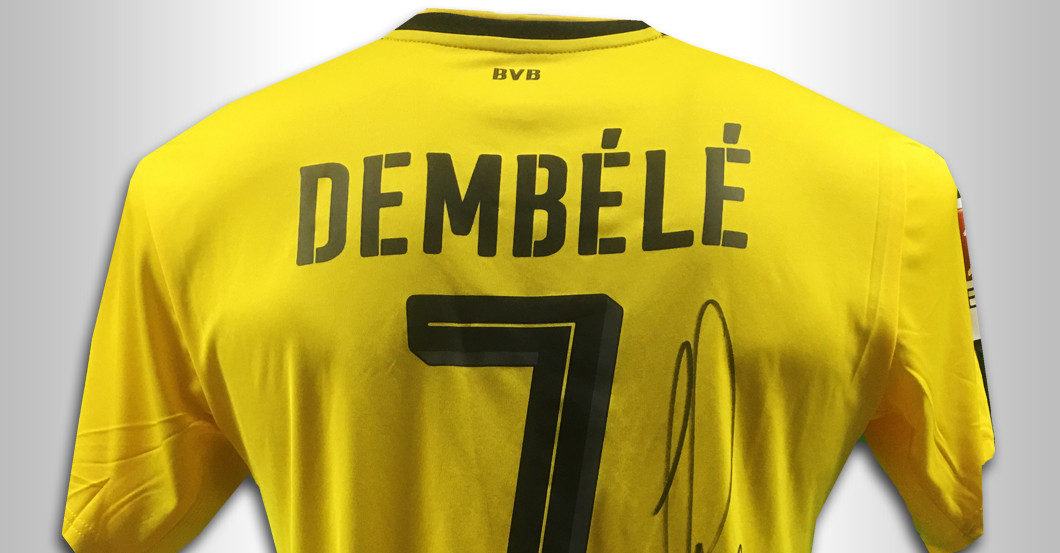  Signiertes Dembele Trikot 