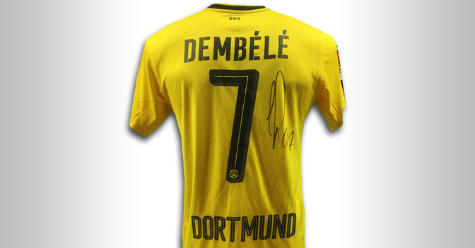  Signiertes Dembele Trikot 