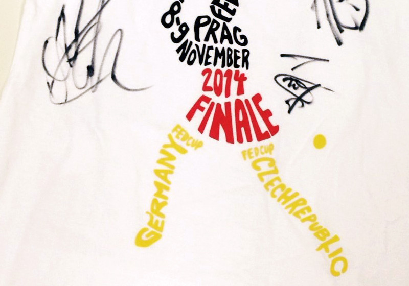  Signiertes Fed-Cup Shirt 