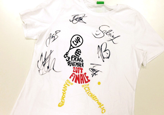 Signiertes Fed-Cup Shirt   Signiertes Fed-Cup Shirt