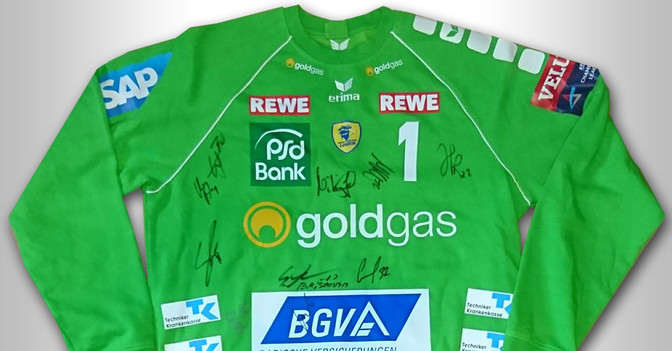  Signiertes Handballtrikot 