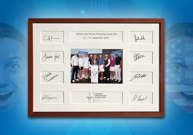 Signiertes Passepartout   Signiertes Passepartout